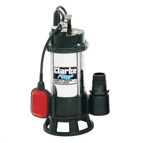 Clarke HSEC650A 2" Industrial Submersible Dirty Water Cutter Pump (230V)