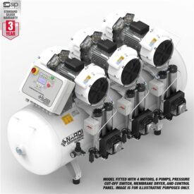 NARDI EXTREME 9.00HP MPMD CP 500ltr Dental Compressor with Panel