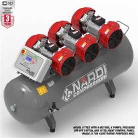 NARDI EXTREME MP 9HP 500ltr 21BAR Compressor with Panel